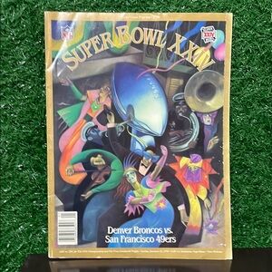 Super Bowl XXIV Program Denver Broncos vs San Francisco 49’ers